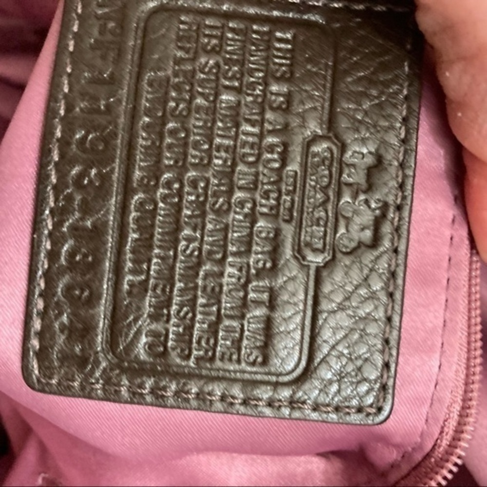Coach brown leather Madison two way satchel bag - Picture 12 of 12